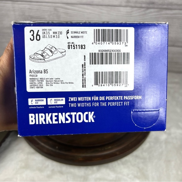 Birkenstock Women’s Arizona Mocca Strap Sandals Size 36 Narrow Fit - Picture 10 of 10